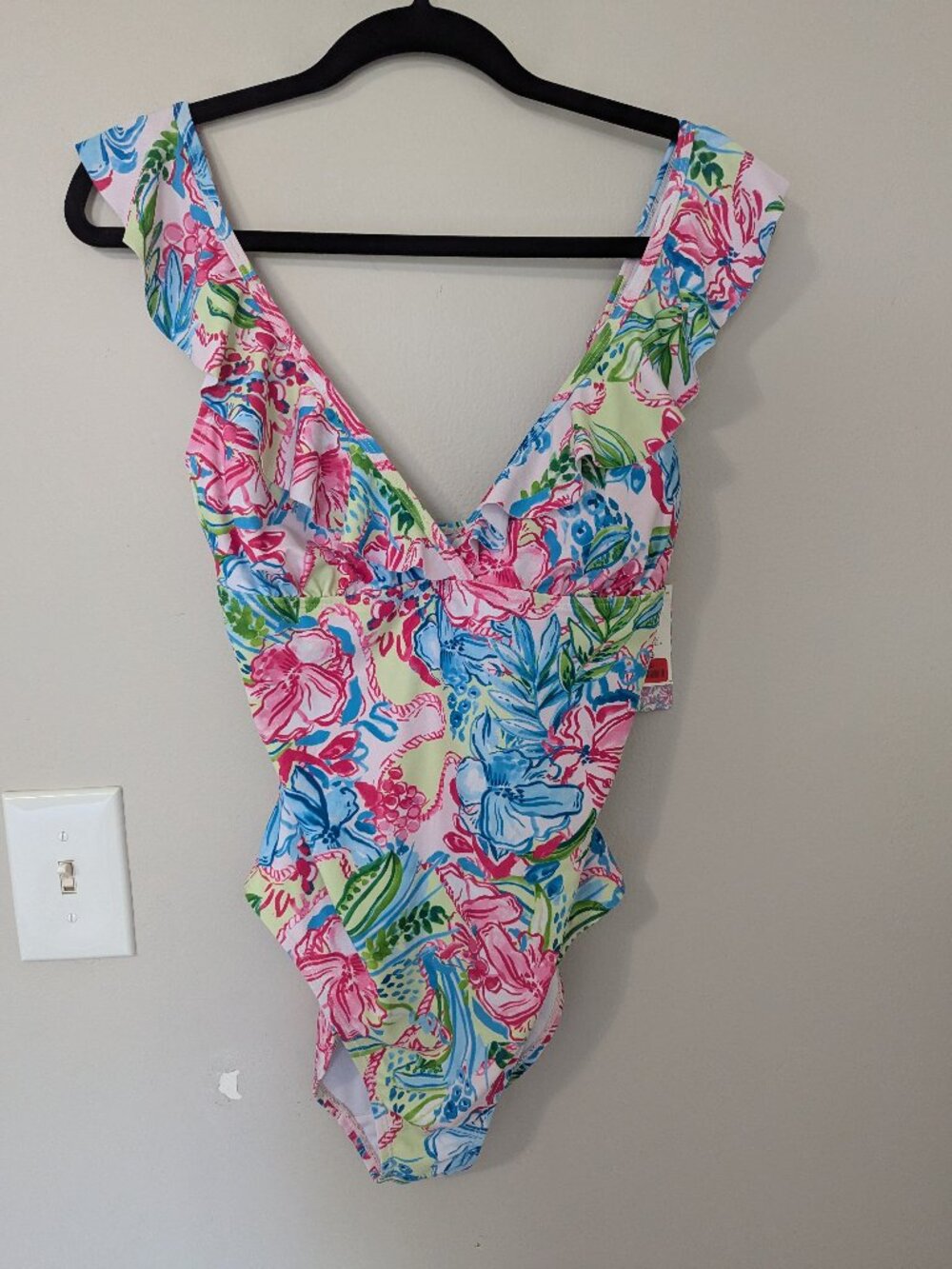 Stella Parker ladies floral one pc bathing suit